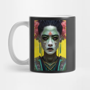 Beautiful Aztec Zombie Queen Mug